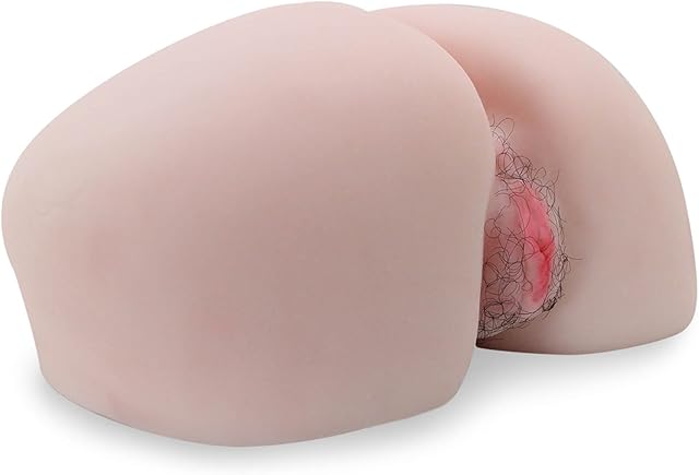 LeLuv Male Masturbator Perfect Ass 19 lb Life-Sized Vanilla Natural Hairy Love Doll with Vagina and Anus