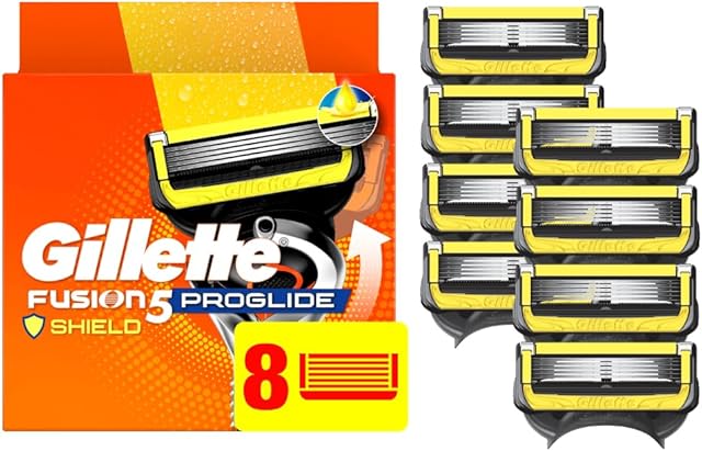 Gillette ProGlide Shield Razor Refills for Men, 8 Blade Refills