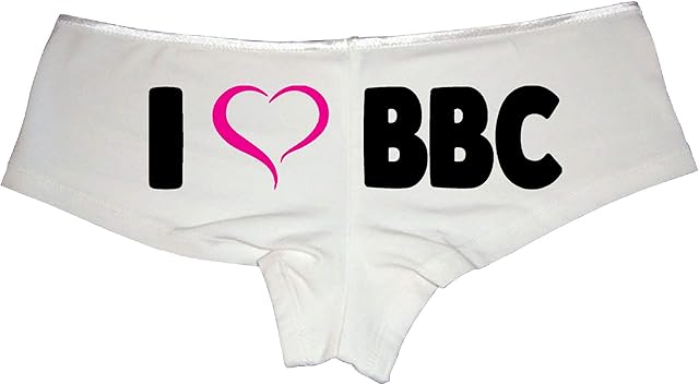 I Love BBC Panties for Women Naughty Boyshort Lingerie, Cheeky Cotton Underwear, Sexy Gift for Wife or Hotwife