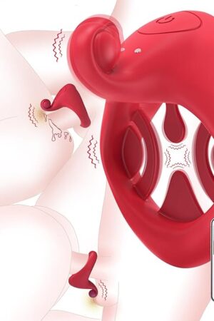 Vibrating Cock Ring Penis Ring with APP Remote Control for Balls Clitoral Anal Nipples Stimulator, Silicone Cockring Male Vibrator Couples Sex Toys for Men Erection, Adult Sex Toys & Games for Women