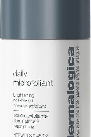 Dermalogica Daily Microfoliant, Face Exfoliator Scrub Powder with Salicylic Acid and Papaya Enzyme, Achieve Brighter, Smoother Skin Daily