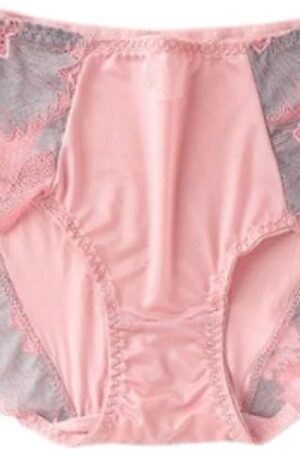 Women's Mid High Waist Lace Panties,Sexy Tummy Floral Briefs?Seamless Sexy Outfit Multi-Pack Panties.