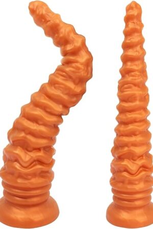 Huge Dildo Long Butt Plug Anal Plug, 15.7" Long Anal Sex Toys Silicone Dildos with Suction Cup, Large Buttplug for Deepest Sex, Soft Fantasy Dildo Adult Sex Toy & Games for Men Women Couples (XS)