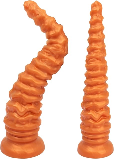 Huge Dildo Long Butt Plug Anal Plug, 15.7" Long Anal Sex Toys Silicone Dildos with Suction Cup, Large Buttplug for Deepest Sex, Soft Fantasy Dildo Adult Sex Toy & Games for Men Women Couples (XS)