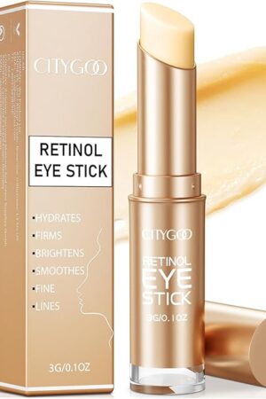 CITYGOO Retinol Eye Stick With Collagen, Hyaluronic Acid For Dark Circle, Under Eye Cream Anti Aging, For Puffiness and Bags Reduces Fine Lines (Retinol Eye Stick, 1pcs)