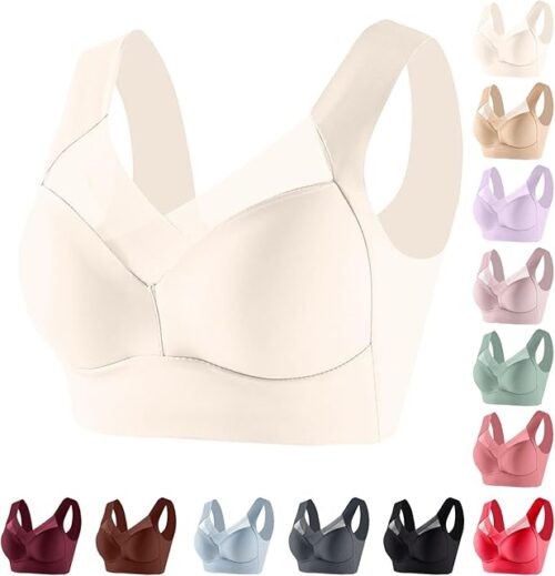 Zen Chic Bras for Older Women, ZenChic Bra - Seamless Sexy Push Up Wireless Bras, Anti Sagging Full Coverage Bralette