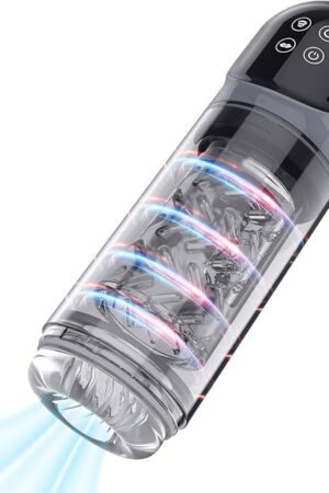 Blowjobsex Machine For Men Automatic Blowjob Simulator With 7 Auto Suction Rotation Mode Dick Sucking Male Milking Masturbator For Men's Penis Pleasure Electric Oral Adult Sex Toy Clear Stroker Sleeve