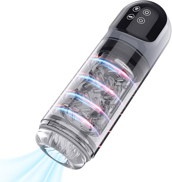 Blowjobsex Machine For Men Automatic Blowjob Simulator With 7 Auto Suction Rotation Mode Dick Sucking Male Milking Masturbator For Men's Penis Pleasure Electric Oral Adult Sex Toy Clear Stroker Sleeve