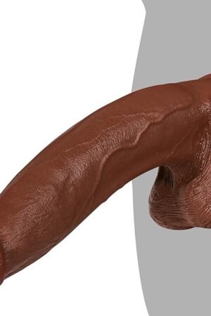 13.4'' Huge Thick Big Dildo Sex Toys, 3.15'' Diameter Giant Black PVC Dildos with Small Glans & Strong Suction Cup for Hands-Free Play, Realistic G-spot Anal Vagina Dildo for Men Women