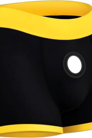 Adult Toy Strap on Harness Shorts Adult Sex Toy for Couple for Women Men Strap on Dildo dilld? for her for Pegging Unisex Lesbian Strapless Hollow Strap on, Dildo not Included (XS/S)