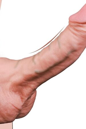 13 Inch Realistic Huge Dildo Curved Beginner Sex Toy, 225" Diameter Thick Big Long Dildos Safe PVC Material with Strong Suction Cup for Hands-Free G-Spot Stimulation & Anal Play for Women Men Couples