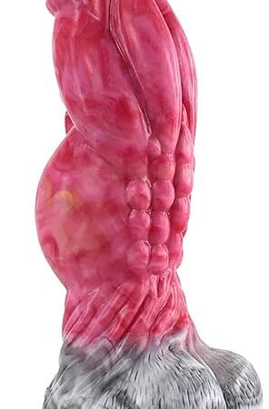 9.4 inch Knot Dildo | XL Huge dildo with Suction cup, Giant Monster Dildo, Knotted Dildo, Thick, Fantasy Dildo, Big Bumpy dildo, Dog, Wolf Canine Dildo, Animal Dildo, Silicone Dildo, Sex Toy, Adult