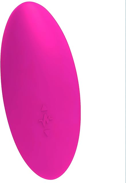 Flat Egg Vibrator, Clitoral G-spot Stimulator, 3 Button, 10 Mode, Intensity Control, iPx5 Water Proof, Soft Silicone, Compact, All in one Vibrator for Women and Adults