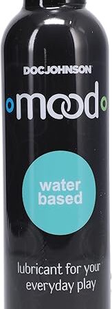 Doc Johnson Mood - Water Based - Lubricant for Your Everyday Play - Safe for Use with All Condoms and Toys - 8 fl oz (236ml)