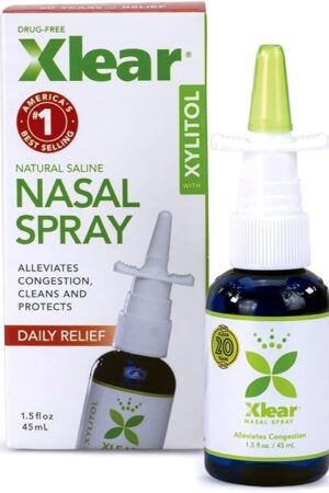 Xlear Natural Nasal Spray with Xylitol, 15 fl oz (Pack of 1)
