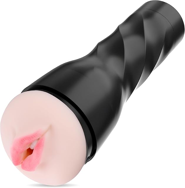 Hismith Male Masturbator with KlicLok System, 3 Speed+2 Modes Vibrating Male Stroker with Remote Controller, Oral Sex Tunnel, Black