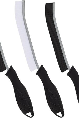 Hard Bristle Crevice Cleaning Brush - Cleaning Tools for Household Use, Multifunctional Gap Cleaning Supplies for Kitchen, Bathroom, Toilet, Window, Vehicle, Faucets, Grout, Home (Black)