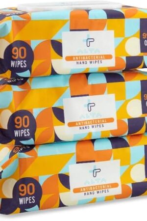 Antibacterial Hand Wipes 90 Wipes (3) Packs