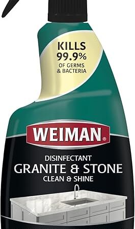 Weiman Disinfectant Granite Daily Clean & Shine, 24 Fl Oz (Pack of 1)