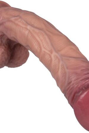 11 Inch Realistic Dildo Sex Toys, Skin-Like Huge Thick Dildo with Strong Suction Cup for Hands-Free, Longer Lifelike Silicone Dildo for Vagina Anal Stimulation Sex Adult Toys for Women and Couple