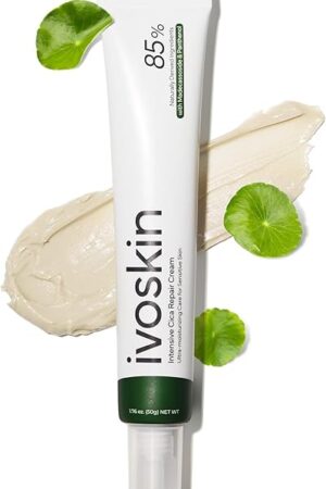 Intensive Cica Repair Cream, Korean Dexpanthenol cream, Ultra-Soothing & Hydrating Care Cream for Sensitive Skin with Madecassoside (1.76oz / 50g)