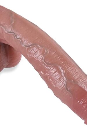 11 Inch Realistic Lifelike Big Dildo, Realistic Silicone Huge Thick Dildos with Powerful Suction Cup, Giant Dildo for G Spot and Anal Play, Adult Sex Toys for Men Women Couples