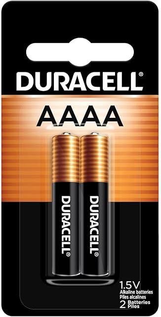 Duracell AAAA 15V Batteries, 2 Count (Pack of 1), AAAA 15 Volt Alkaline Battery, Long-Lasting for Cameras, Styluses, Flashlights and More