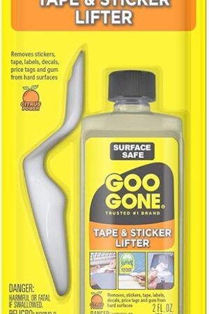 Goo Gone Sticker Lifter - Adhesive & Sticker Remover - 2 Ounce - Citrus Power Removes Stickers Tape Labels Decals Tags and Gum