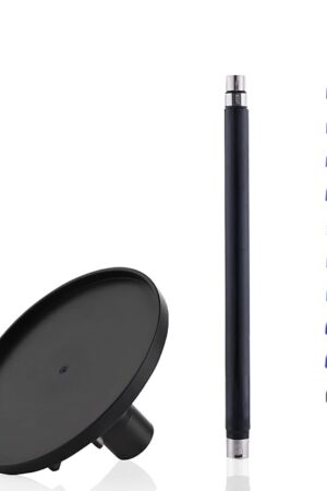 Auxfun 3.5" Suction Cup & 2 Extension Rod Attachments for Sex Machines with 3XLR Connector, Adapter for Adult Sex Toys Suction Dildos, Adjustable Length Angle Accessories for Automatic Love Machine