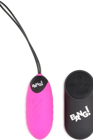 Bang! 28X Swirl Silicone Egg - Pink