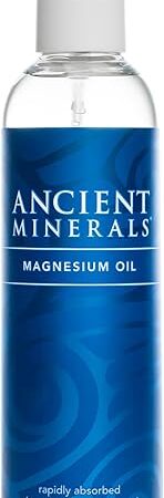 Ancient Minerals Magnesium Oil Spray Bottle of Pure Genuine Zechstein Magnesium Chloride - Topical Magnesium for Skin Application (8oz)