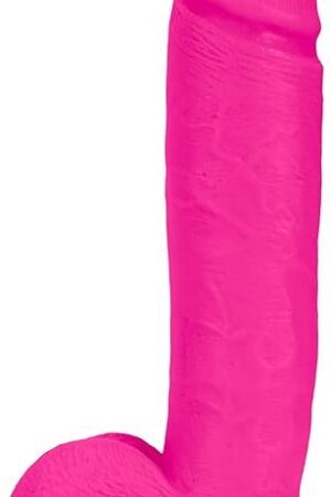 Eden Adult Sex Toys - Realistic Dual Density Dildo  10.5 Inch - Huge Anal Dildo with Strong Suction Cup - Harness Compatible Girthy Penis for Vaginal G-Spot Stimulation - Women Men & Couples - Pink