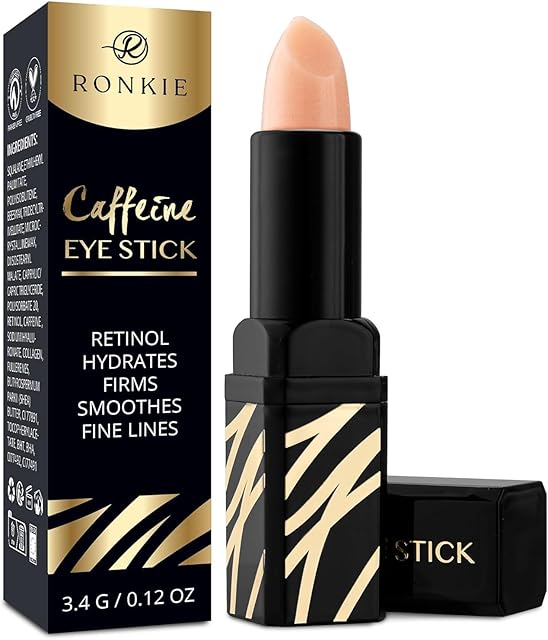 Caffeine Eye Cream for Dark Circles: Caffeine Eye Stick - Smooth Fine Lines and Hydrate Eye Area