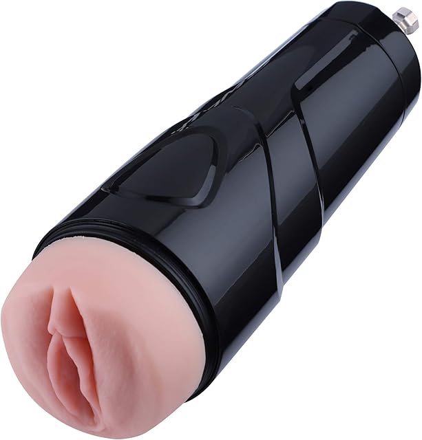 Hismith Rechargeable Male Masturbator with KlicLok System for Premium Sex Machine, 3-Speed and 7-Frequency Vibration Modes Vagina Cup