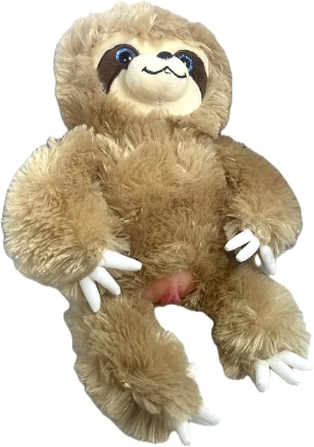 bradypode Sloth Plush Doll with Organ Vagina Animal Toy Masturbator for Male Sexual Pleasure Adult Sex Toys Sex Furry Toy Male Toy for Masturbation Apes and Monkeys