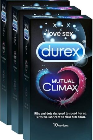 Durex Mutual Climax Condoms - 10s Each (Pack of 3)