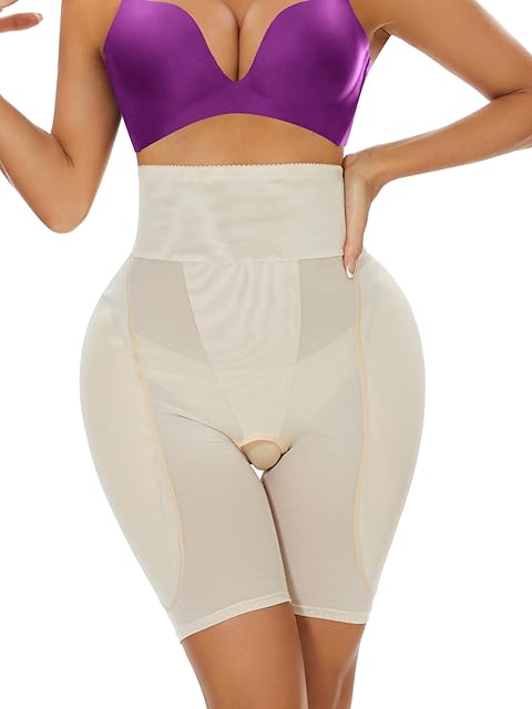 Hip Pads for Women Hip Enhancer Booty Pad Womens Shapewear Tummy Control Panties for Under Dresses
