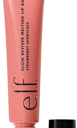 elf Glow Reviver Melting Lip Balm, Hydrating Tinted Lip Balm For A Glossy Finish & Soft, Supple Lips, Vegan & Cruelty-Free, Strawberry Shortcake