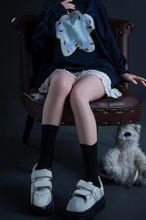 3.3FT Life Size Cute Sex Doll Full Body, 29LB Full Size Sex Dolls for Men, Female Torso Love Dolls with Ultra Soft Small Jelly Breasts A-Cup Flat Butt, Young and Beautiful Body Feet Standing