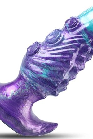 5.8'' Silicone Anal Plug Butt Plug Sex Toys,Fantasy Monster Dildo Large Butt Plug Anal Plugs,Big Prostate Plug Anal Stretcher Adult Sex Toys for Men Women Gay Couple (M)