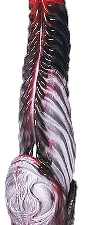 Fantasy Realistic Monsters Dildo, Liquid Silicone Anal Dildo with Serrated Tongue Shape, Monsters Dildos Anal Plug for G Spot Stimulation, Vaginal Anus Prostate Massage Adult Sex Toy for Men Women (M)