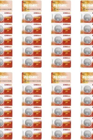 40 Pack CR2032 Batteries, 3V Lithium Coin Battery for Small Electronic Devices, 5 Year Shelf Life