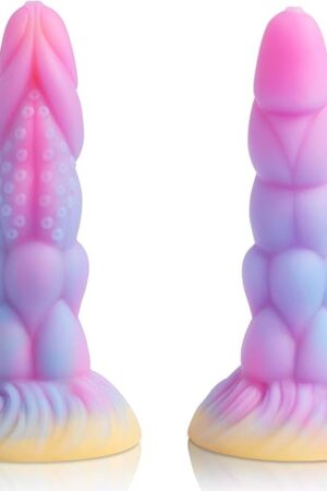 8.14in Fantasy Tentacle Realistic Monster Dildo Adult Sex Toys, Big Huge Thick Anal Toys with Strong Suction Cup, Liquid Silicone Anal Plug Prostate Massager, Soft Giant G Spot Play Dildo for Women