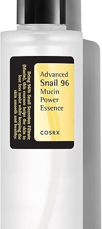 COSRX Snail Mucin 96% Power Repairing Essence 338 floz 100ml, Hydrating Serum for Face with Snail Secretion Filtrate for Dull Skin & Fine Lines, Korean Skin Care