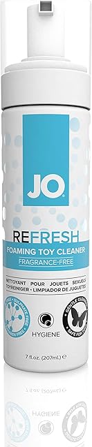 JO Refresh Foaming Toy Cleaner ? Fragrance Free Hygienic Foaming Toy Cleaner for All Materials ? 7 fl oz
