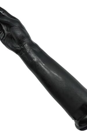 13.97 Inch Extra Large Realistic Hand Dildos Anal Plugs Fist Butt Plug Anal Sex Toys with Suction Cup Long Realistic Lifelike Hand Dildos Women Men Couple Thick Anal Trainer Anal Dildo (Black)