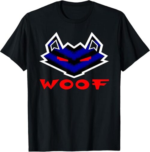 Woof Wolf Gay Muscle Men, Leather Fetish, BDSM Pup Play Gift T-Shirt