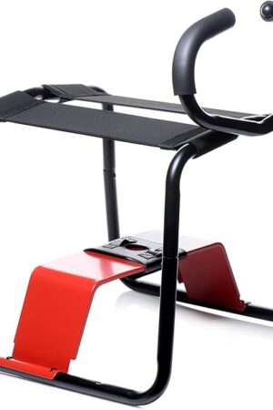 EZ-Ride Bangin Bench with Handles for BDSM ? Perfect for Men, Women, Couples, and Solo Fun Compatible with Suction Cup Dildos Sturdy Design with Flexible Elastic Straps for Comfort and Versatility