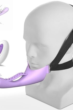 Headband Vibrator for Couple and Women, Adjustable Starp-on Dildo for G-spot Anal Stimulation, Wearable G Spot Vibrator Dildo Adult Toys with 10 Vibrating Modes, Remote Control Adult Sex Toys