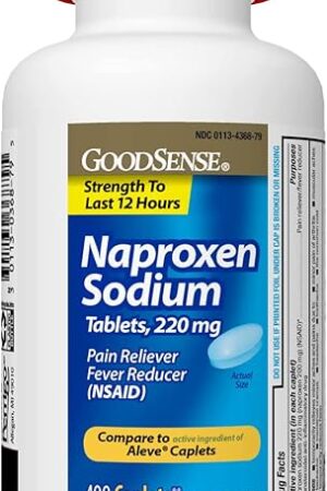 GoodSense Naproxen Sodium Tablets, 220 mg, 400 Count